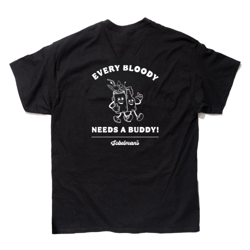 "Every Bloody Needs A Buddy" Black T-Shirt